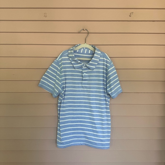 Hanna Andersson Other - Hanna Andersson‎ Boys Striped Blue Recycled Polyester Polo 6
